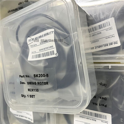 SK200-8 M2X130 Afdichtingsset voor zwenkmotor Afdichtingsset voor hydraulische cilindergraafmachine