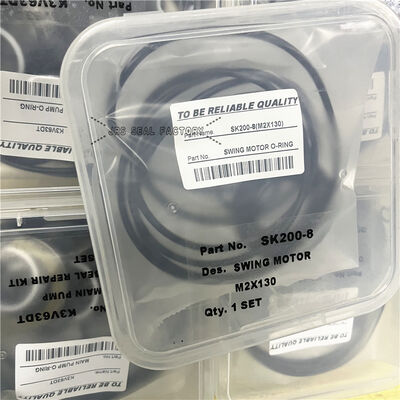 SK200-8 M2X130 Afdichtingsset voor zwenkmotor Afdichtingsset voor hydraulische cilindergraafmachine