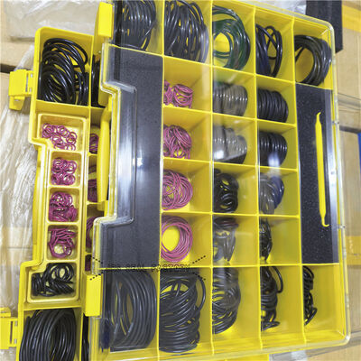 4C8253 4C4782 4C-8253 4C-4782 NBR Zwart Roze Geel Oring Oring voor Hydraulische Cilinder Loader Graafmachine Seal Kit