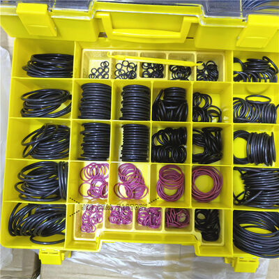 4C8253 4C4782 4C-8253 4C-4782 NBR Zwart Roze Geel Oring Oring voor Hydraulische Cilinder Loader Graafmachine Seal Kit